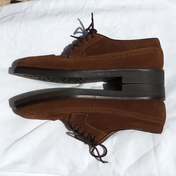 Polo Ralph Lauren suede wingtips 8.5/D used - Picture 4 of 16